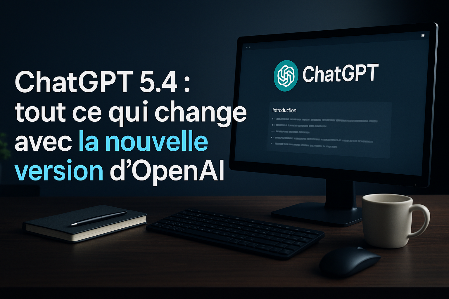 ChatGPT 5.4 : tout ce qui change avec la nouvelle version d'OpenAI